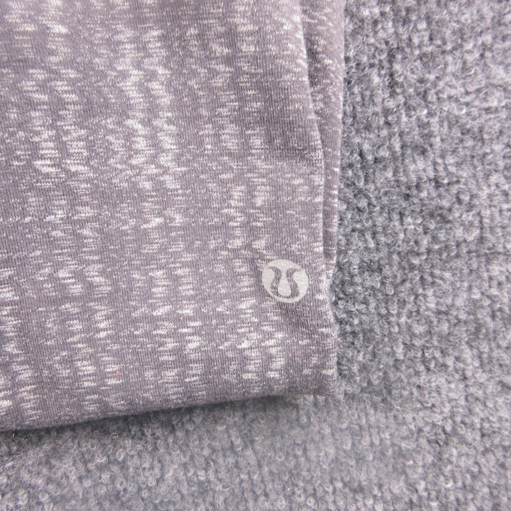 Lululemon Sweatpants Womens Gray Flecked Knit Straight Leg Yoga Athletic - Picture 5 of 10